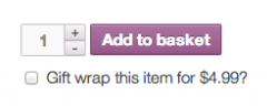 WooCommerce Product Gift Wrap screenshot 1