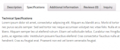 Woocommerce Product Tabs screenshot 3