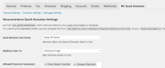 WooCommerce Quick Donation screenshot 1