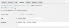 WooCommerce Simple Payment Gateway screenshot 1