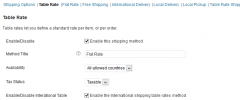 Table Rates for WooCommerce screenshot 2