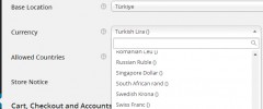 WooCommerce TL Birimi screenshot 2