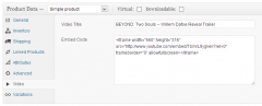 WooCommerce Video Product Tab screenshot 2