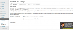 Word Filter Plus screenshot 1