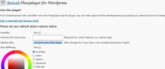 Flowplayer for Wordpress screenshot 1