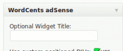 Eli's WordCents adSense Widget with Analytics screenshot 1