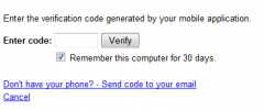 Wordpress 2-step verification screenshot 3