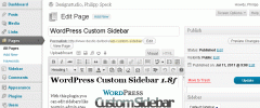 WordPress Custom Sidebar screenshot 3