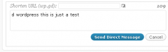 WordPress Dashboard Twitter screenshot 4