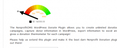 WordPress Donation Plugin with Goals and Paypal IPN by NonprofitCMS.org screenshot 4
