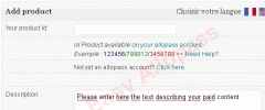 Wp Easy Allopass screenshot 1