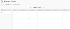 Wordpress Event Calendar screenshot 2