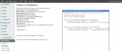 WordPress EZ Backup screenshot 3