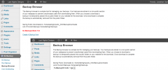 WordPress EZ Backup screenshot 4