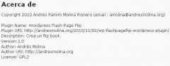 Wordpress Flash Page Flip screenshot 7
