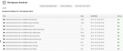 Wordpress Sentinel screenshot 2