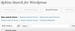WordPress Sphinx Search Plugin screenshot 3