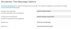 Wordpress Text Message screenshot 1