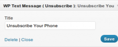 Wordpress Text Message screenshot 10