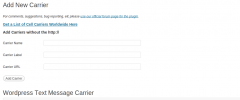 Wordpress Text Message screenshot 5