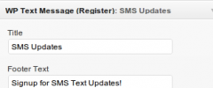 Wordpress Text Message screenshot 8