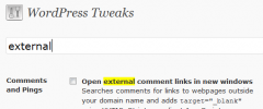 WordPress Tweaks screenshot 2