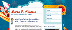 Wordpress Twitter Forums screenshot 1