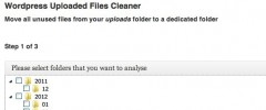Wordpress Uploaded Files Cleaner screenshot 1