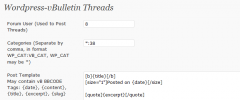 Wordpress-vBulletin Threads screenshot 1