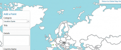 World Map Global Presence Map by NonprofitCMS.org (LITE) screenshot 3