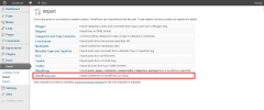 WordPress.com Importer screenshot 1
