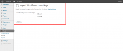 WordPress.com Importer screenshot 4