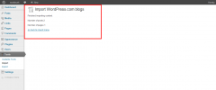 WordPress.com Importer screenshot 5