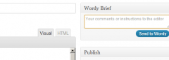 Wordy for WordPress screenshot 1