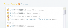 WP-Activity screenshot 1