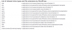 WP Add Mime Types screenshot 1