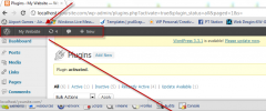 WP Admin Bar : new tab (PP) screenshot 1