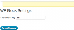 WP Admin Block screenshot 1