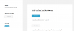 WP Admin Buttons screenshot 1