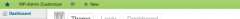 WP-Admin Customizer screenshot 1
