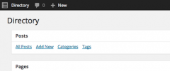 WP Admin Directory screenshot 1