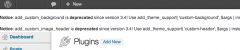 WP Admin Error Handler screenshot 1