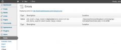 WP Admin Error Handler screenshot 3