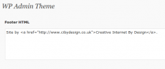 WP Admin Theme screenshot 1