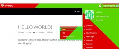 WordPress All In One Admin Bar screenshot 2