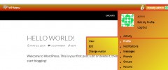 WordPress All In One Admin Bar screenshot 3