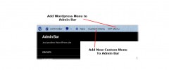 WordPress All In One Admin Bar screenshot 8