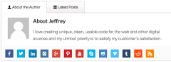 WP Author Box Lite screenshot 1