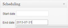 WP Awesome Announcements screenshot 2