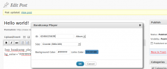 WP BandCamp screenshot 1